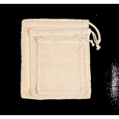 Bolsa rejilla algodón Natural S