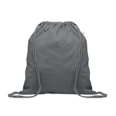 Bolsa resistente de cuerdas algodón reciclado Gris Piedra