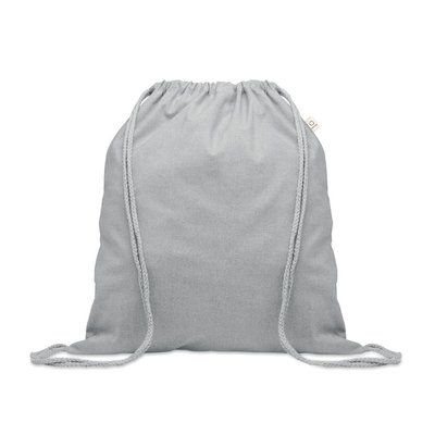 Bolsa resistente de cuerdas algodón reciclado Gris
