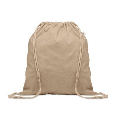 Bolsa resistente de cuerdas algodón reciclado Kaki