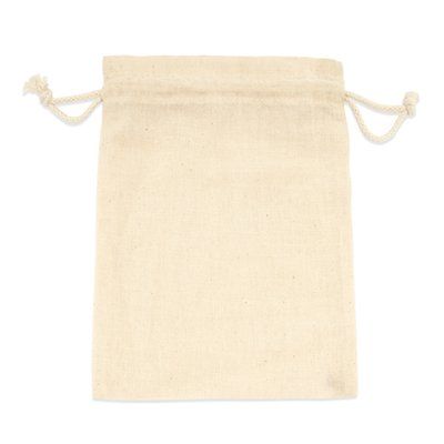 Bolsa saco de algodón de 105g Crudo