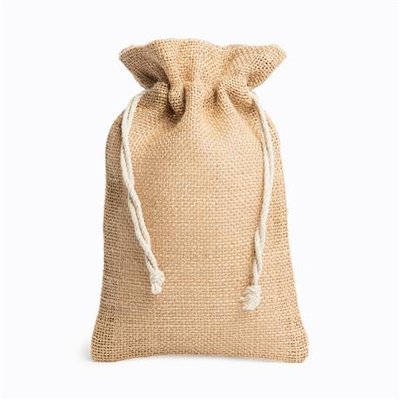 Bolsa saco de presentación en yute natural