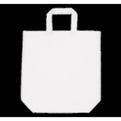 Bolsa shopper de algodón White