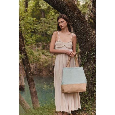Bolsa shopper con cierre de presión