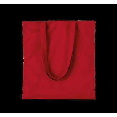 Bolsa shopper de tejido de sarga Cherry Red