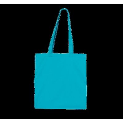 Bolsa shopper de tejido de sarga Turquoise