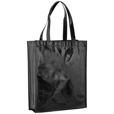 Bolsa de tela non-woven laminado con acabado metalizado Neg
