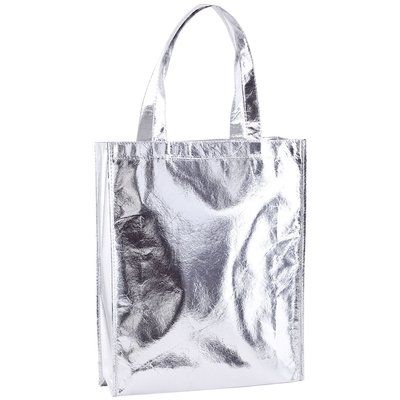 Bolsa de tela non-woven laminado con acabado metalizado Plat