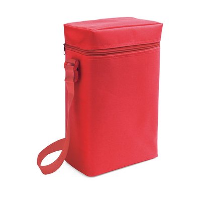 Bolsa térmica 2 botellas Rojo