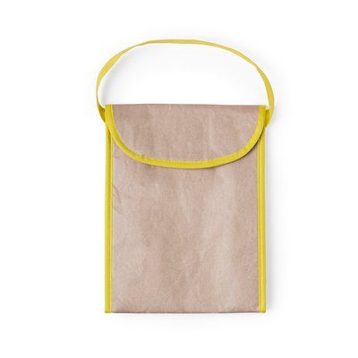 Bolsa térmica de papel resistente reciclable con detalles en color Ama