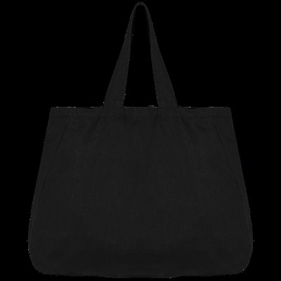 Bolsa tote de lino Black
