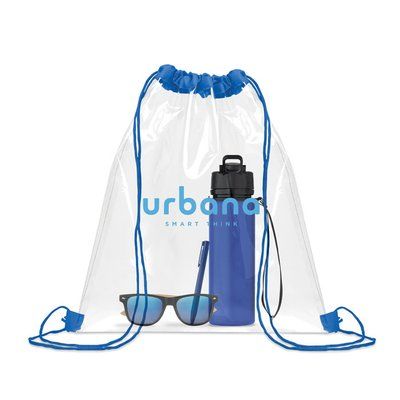 Bolsa transparente de cuerdas EVA y PVC