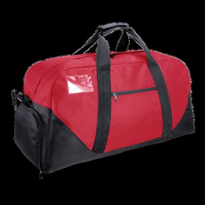 Bolsa de viaje con Bolsillo lateral para zapatos Red / Black
