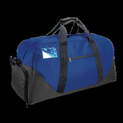 Bolsa de viaje con Bolsillo lateral para zapatos Royal Blue / Dark Grey