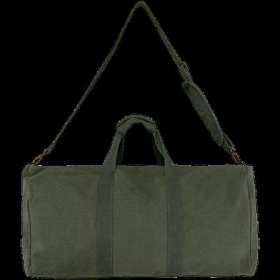 Bolsa de viaje vintage de algodón Washed Organic Khaki