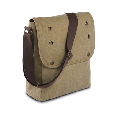 Bolsa vintage de lona de algodón