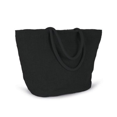 Bolsa de yute con cremallera y forro
