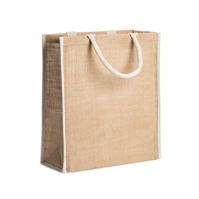 Bolsa de yute natural laminado Crudo