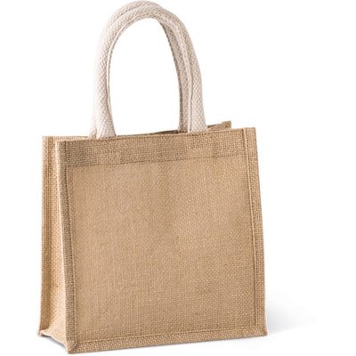 Bolsa de Yute Pequeña Asas Algodón
