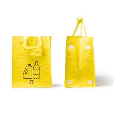 Bolsas de reciclaje con velcros laterales