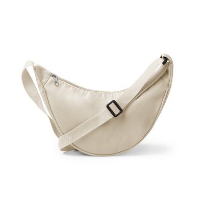 Bolso bandolera de nylon reciclado Beige Talla Única Adulto