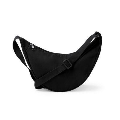 Bolso bandolera de nylon reciclado Negro Talla Única Adulto
