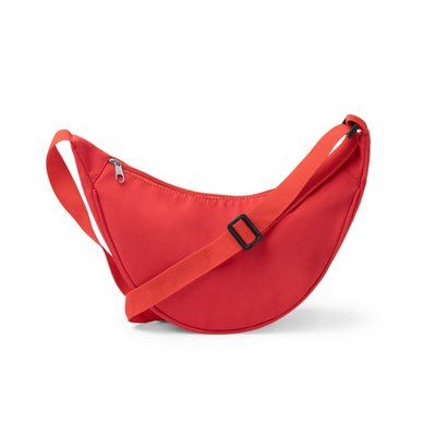 Bolso bandolera de nylon reciclado Rojo Talla Única Adulto