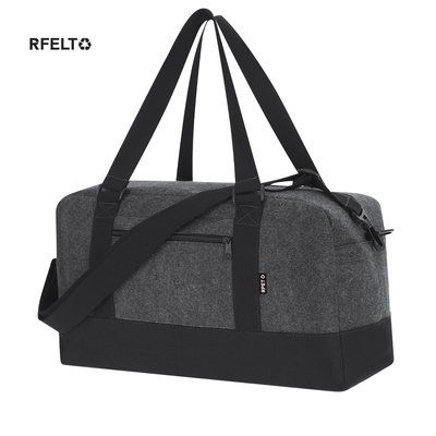 Bolso de fieltro con cremallera y asas