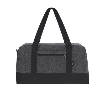 Bolso de fieltro con cremallera y asas