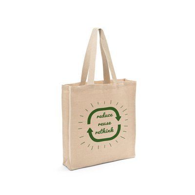 Bolso de juco con bolsillo interior