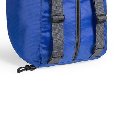 Bolso mochila plegable en ripstop con mosquetón de transporte