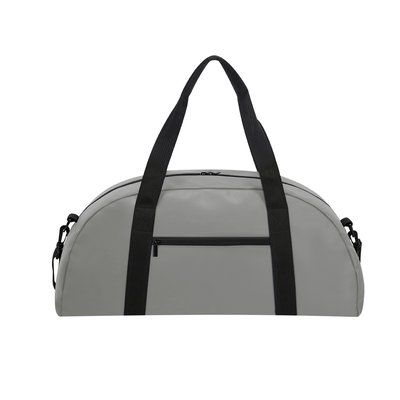 Bolso de suave PU con cremalleras invisibles Gri