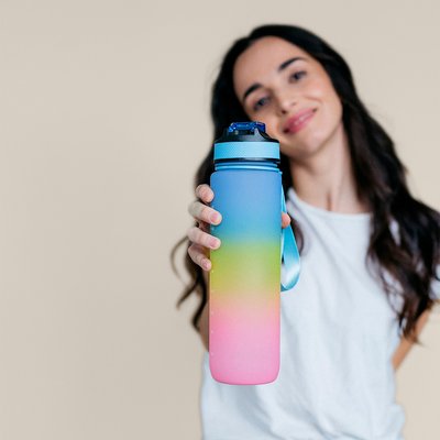 Botella 1L con marcador de capacidad
