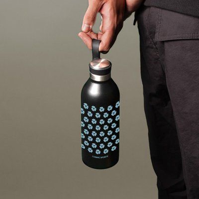 Botella 500 ml de acero reciclado con asa