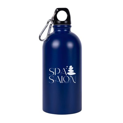 Botella 500 ml acero reciclado con mosquetón