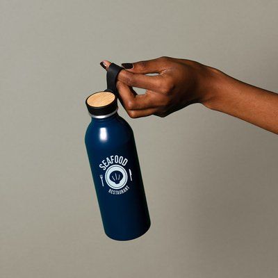 Botella de 550ml con tapón de madera