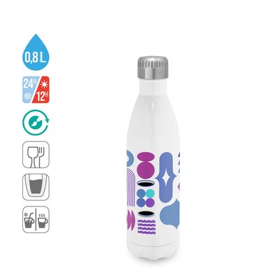 Botella acero inoxidable 800 mL sublim