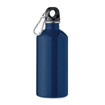Botella acero reciclado 500 ml con mosquetón French Marino