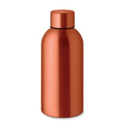 Botella de acero reciclado 500 ml Naranja