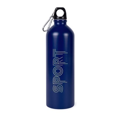 Botella de acero reciclado con mosquetón 750 ml
