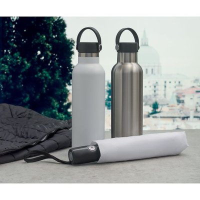 Botella Aislante Inox con 2 Tapones