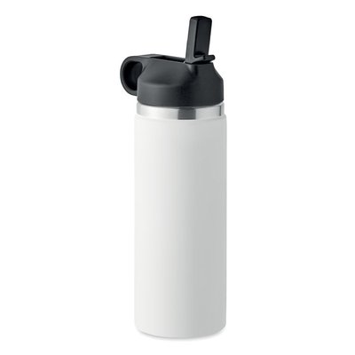 Botella Aislante Inox 500ml con Pajita