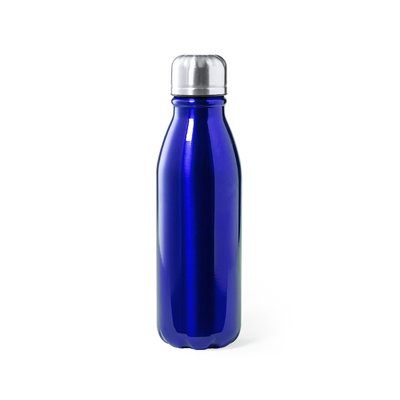 Botella Aluminio 550ml Brillo Azul