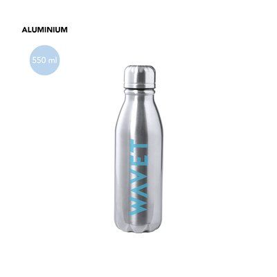 Botella Aluminio 550ml Brillo