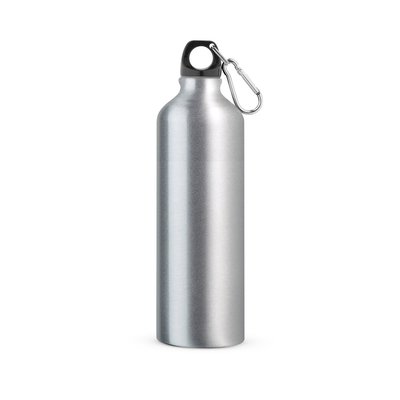 Botella Aluminio 750ml con Mosquetón Cromado Satinado