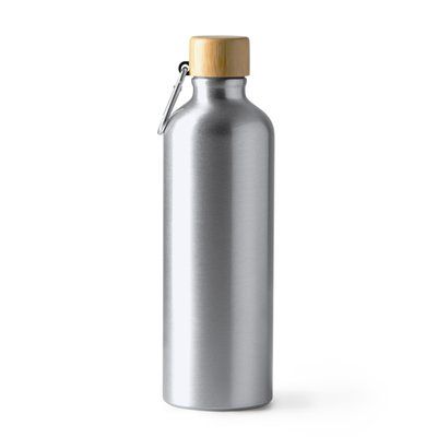 Botella de aluminio 800 ml con mosquetón