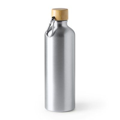 Botella de aluminio 800 ml con mosquetón
