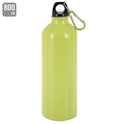 Botella Aluminio 800ml con mosquetón PS
