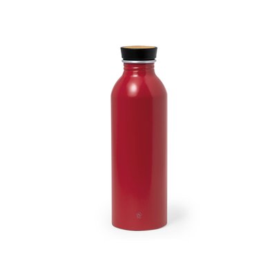 Botella Aluminio Reciclado 550ml Rojo