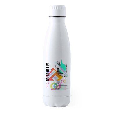 Botella blanca para sublimación en acero inoxidable (700ml)